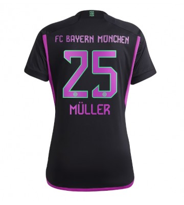 Bayern Munich Thomas Muller #25 Segunda Equipación Mujer 2023-24 Manga Corta